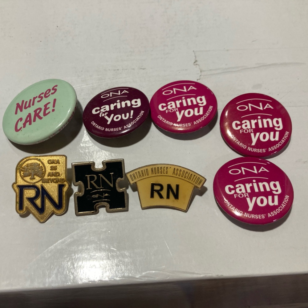 Vintage Ontario Nurses association pins & badges